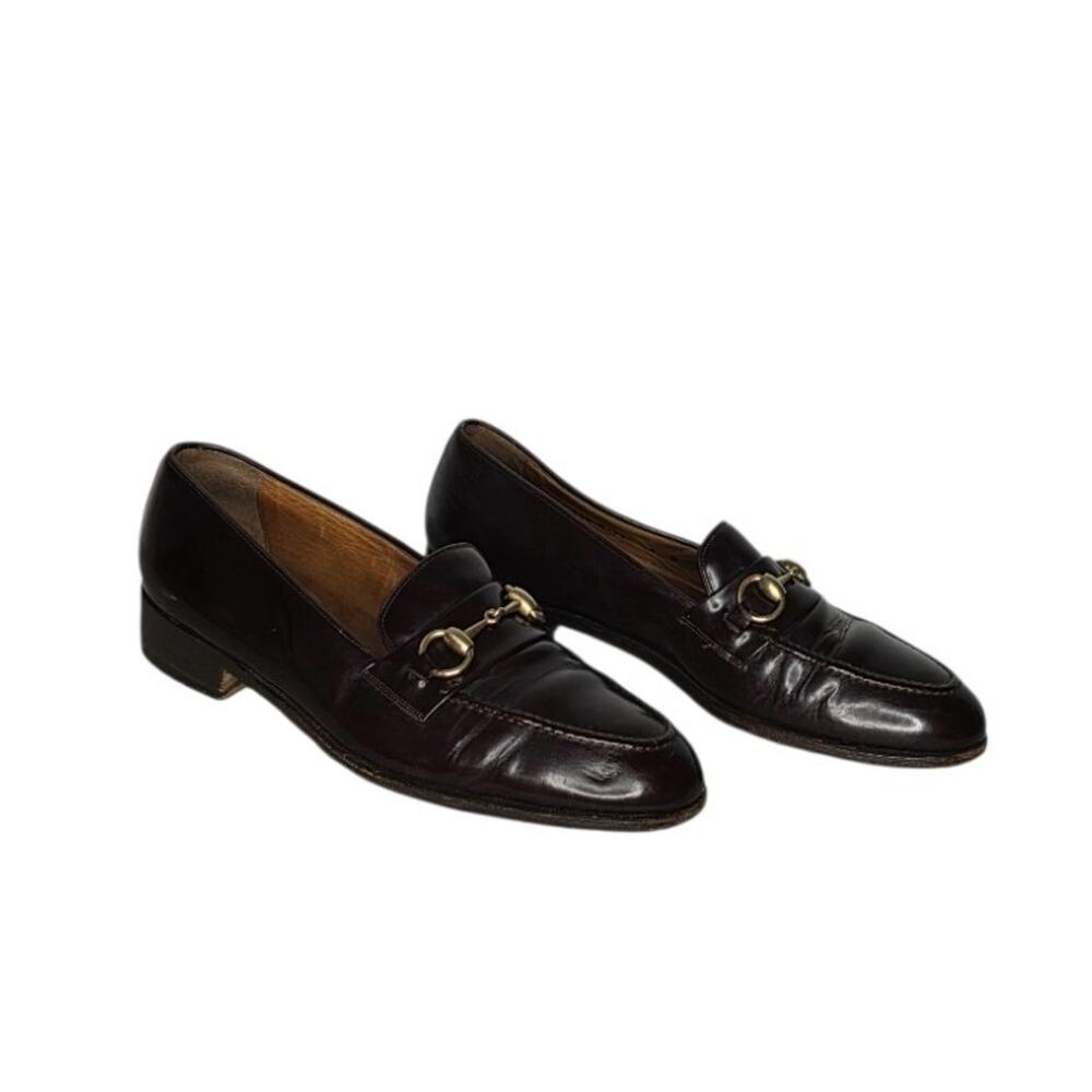 Gucci Horsebit Loafers 9.5 D Mens Leather Slip On Dress Shoes Made In Italy - Picture 3 of 9